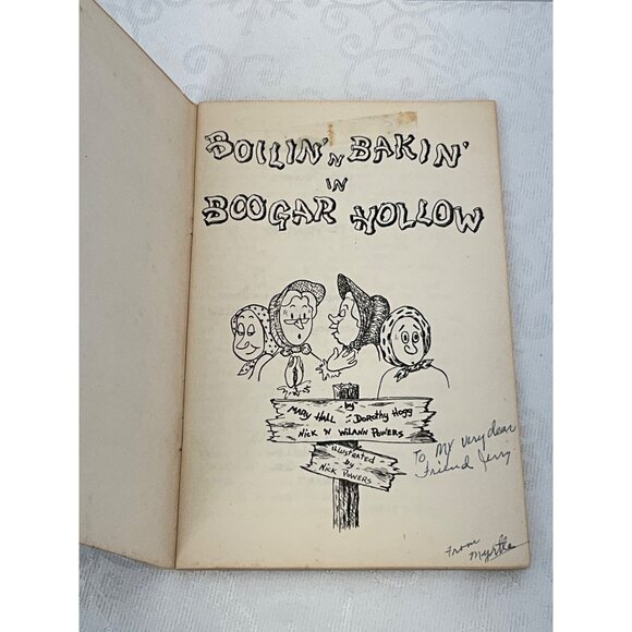 Boilin Bakin In Boogar Hollow A Country Cookbook 1971 8th Printing Vintage Paper - Picture 3 of 4